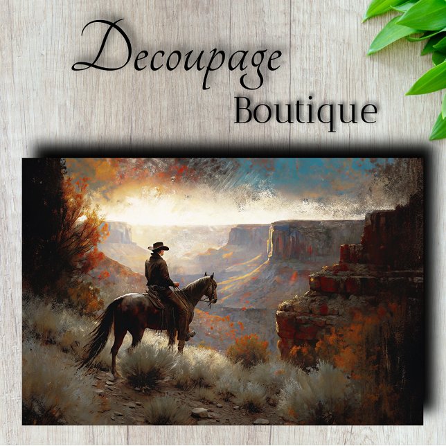 Canyon Trail Rider Decoupage Tissue Paper (Creator Uploaded)