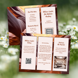 Canyon Walls Nature Business Folded Brochure