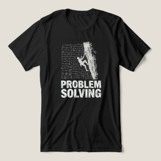 Canyoning Problem Solving – Funny Outdoor Tri-Blend Shirt