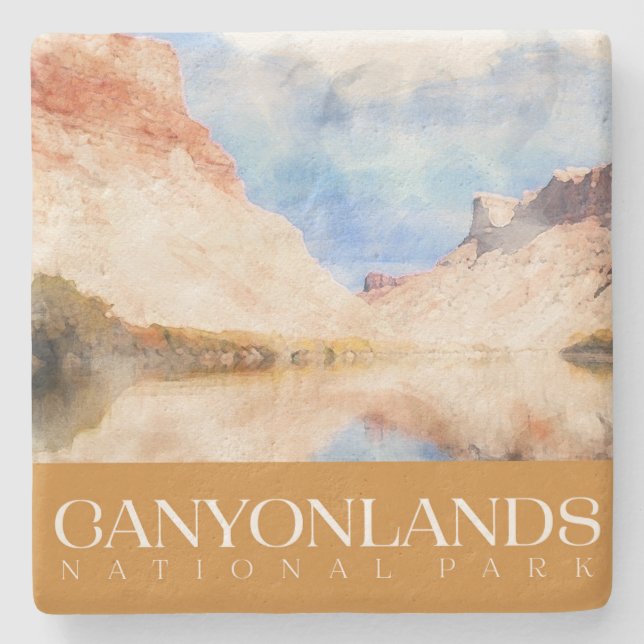 Canyonlands Coaster, National Park Stone Coaster (Front)