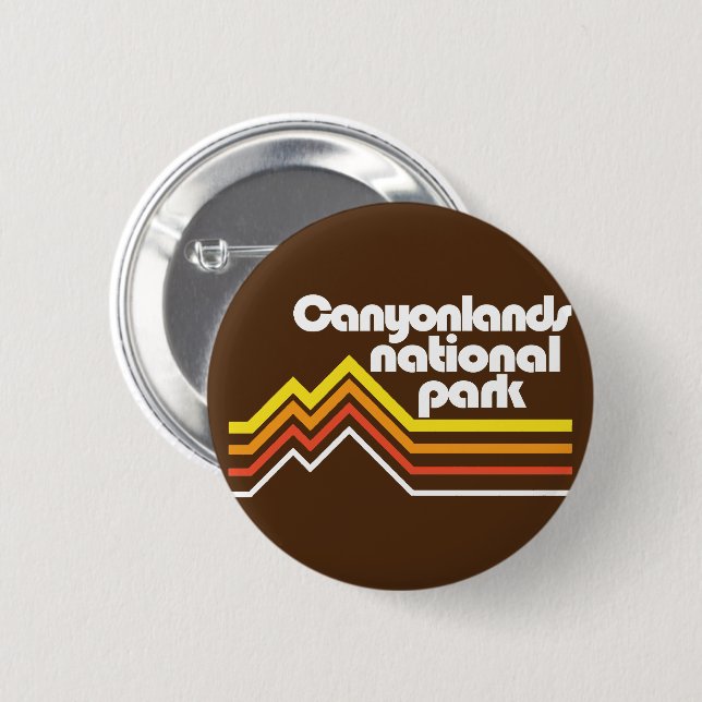 Canyonlands National Park 6 Cm Round Badge (Front & Back)