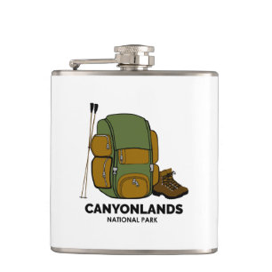 Canyonlands National Park Backpack Hip Flask