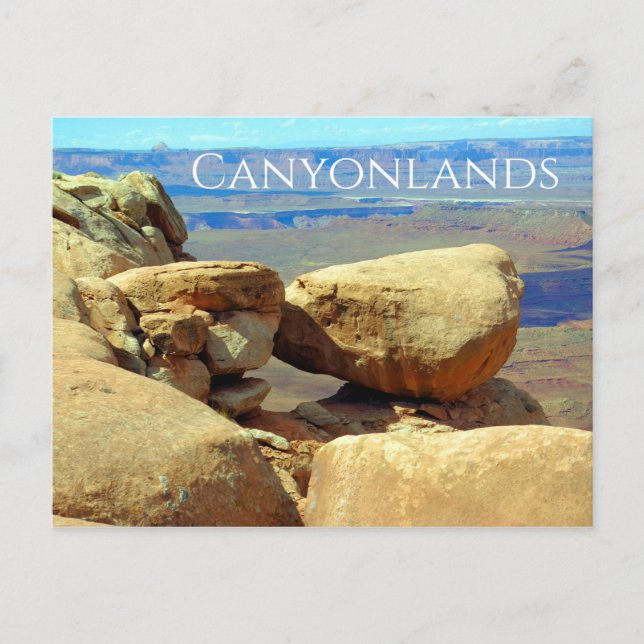 Canyonlands National Park, Boulders, Utah Postcard (Front)