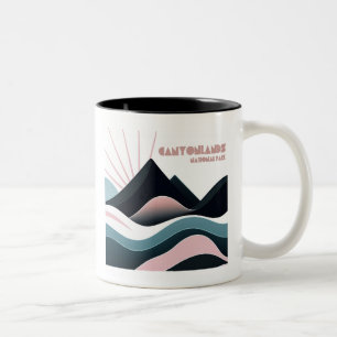 Canyonlands National Park Coloured Hills Two-Tone Coffee Mug