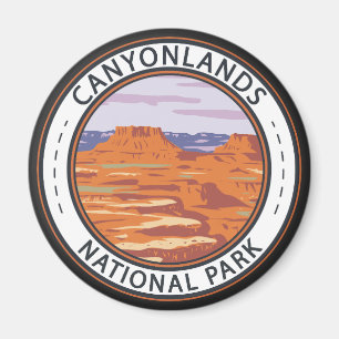Canyonlands National Park Island In the Sky Badge Magnet