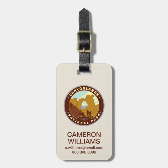 Canyonlands National Park Luggage Tag (Front Vertical)