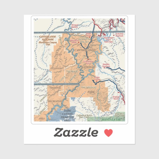 Canyonlands National Park Map (Sheet)