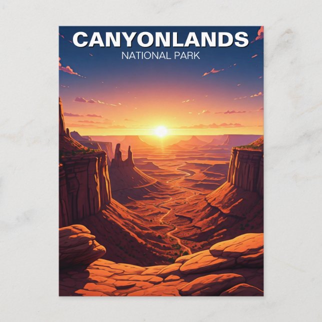  Canyonlands National Park Moab Utah Postcard (Front)