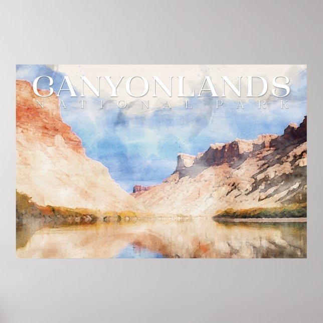 Canyonlands National Park Poster, Utah Print (Front)