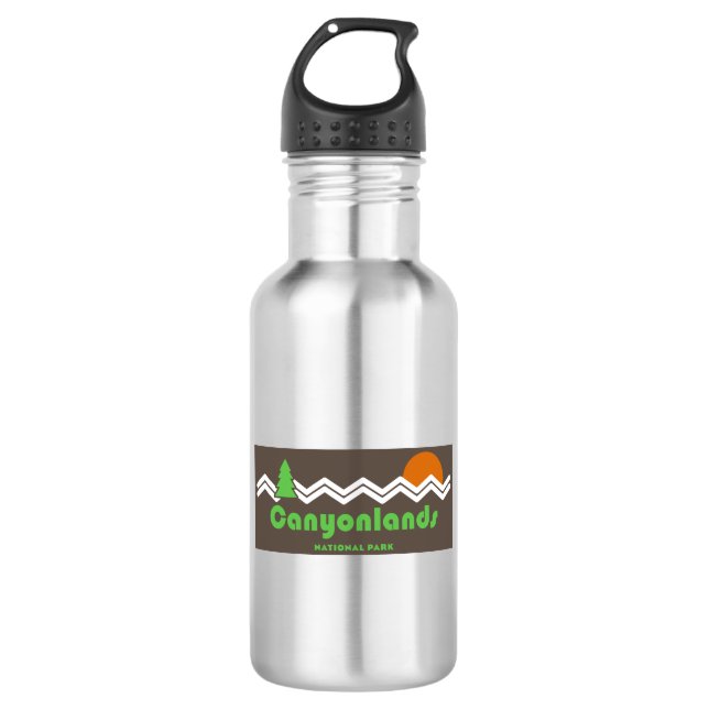 Canyonlands National Park Retro 532 Ml Water Bottle (Front)