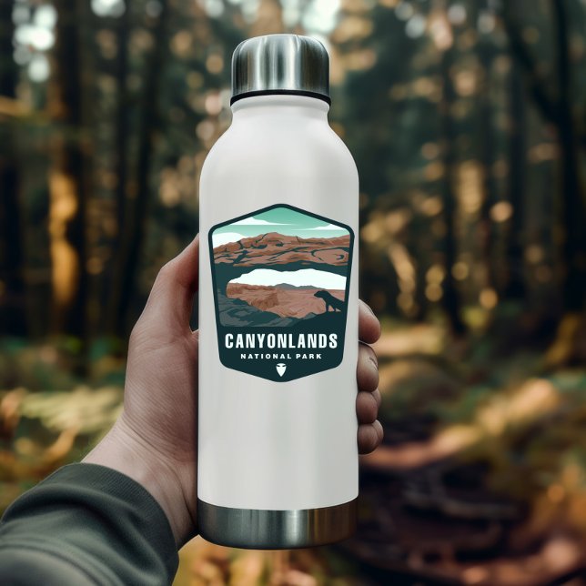 Canyonlands National Park Retro | Die-Cut Sticker (Canyonlands National Park Sticker)