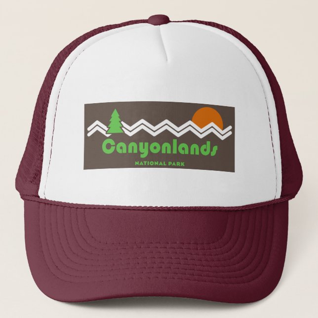 Canyonlands National Park Retro Trucker Hat (Front)