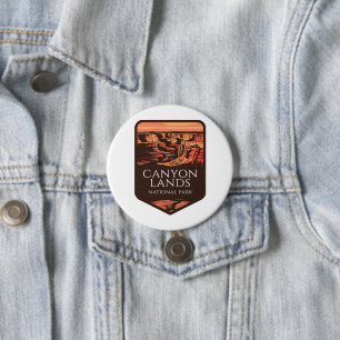 Canyonlands National Park Sunset Emblem 7.5 Cm Round Badge