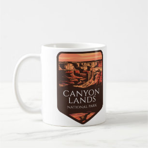 Canyonlands National Park Sunset Emblem Coffee Mug