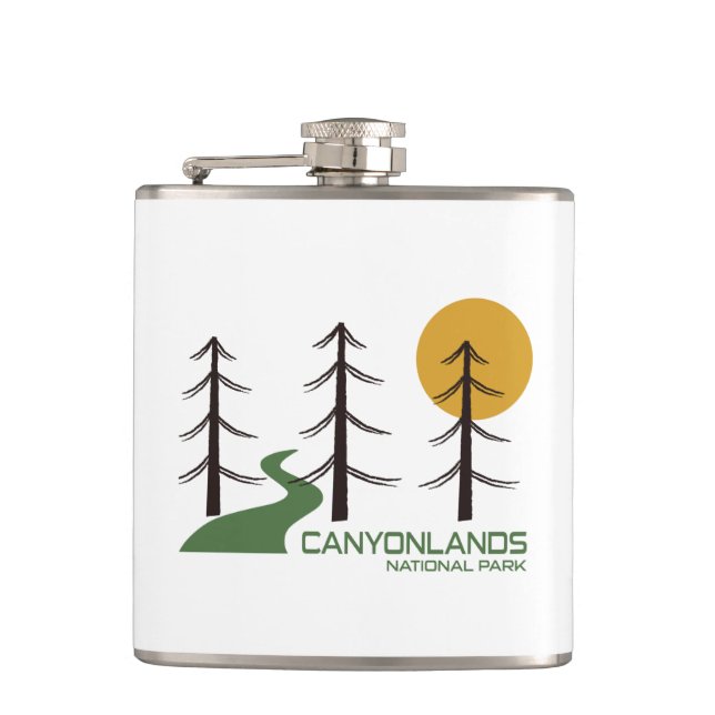 Canyonlands National Park Trail Hip Flask (Front)