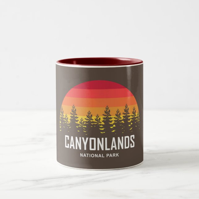 Canyonlands National Park Two-Tone Coffee Mug (Center)
