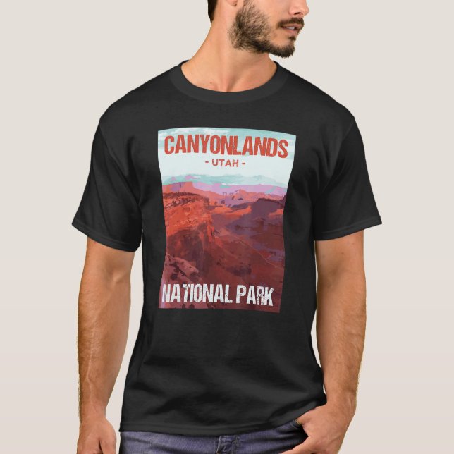 Canyonlands National Park Utah Poster Design T-Shirt (Front)