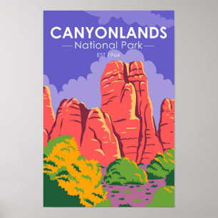 Canyonlands National Park Utah Vintage Poster