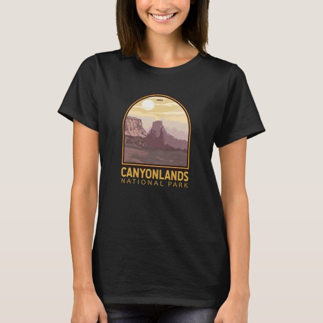 Canyonlands National Park Vintage Emblem T-Shirt (Front)