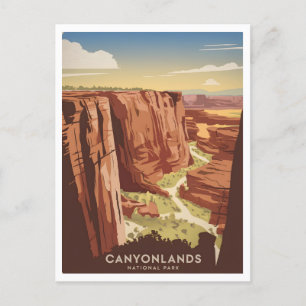 Canyonlands National Park Vintage Postcard