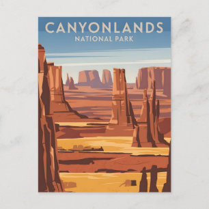 Canyonlands National Park Vintage Postcard