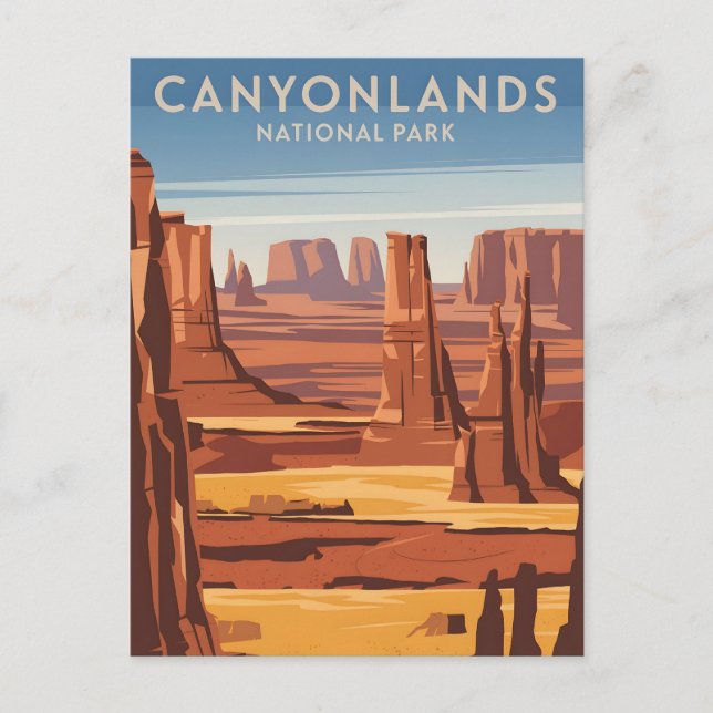 Canyonlands National Park Vintage Postcard (Front)