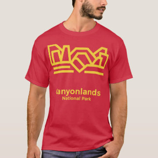 Canyonlands Utah Minimalist Retro Graphic 98  T-Shirt