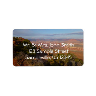 Canyonlands View from Grand View Point Trail Label