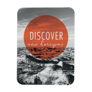 Canyons   Discover New Horizons Quote Magnet