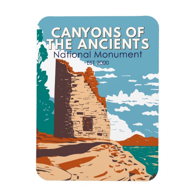 Canyons of the Ancients National Monument Colorado Magnet (Vertical)