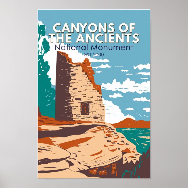 Canyons of the Ancients National Monument Colorado Poster (Front)