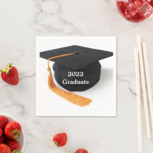 CAP AND DIPLOMA napkins