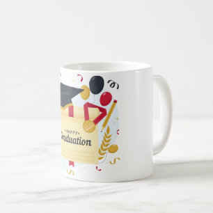cap and gown gift mug