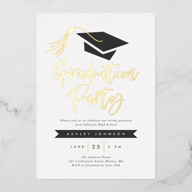 Cap and Tassel Graduation Party (Front)