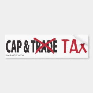 Cap and Tax Bumper Sticker