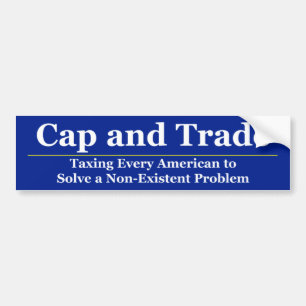 Cap and Trade 2 Bumper Sticker