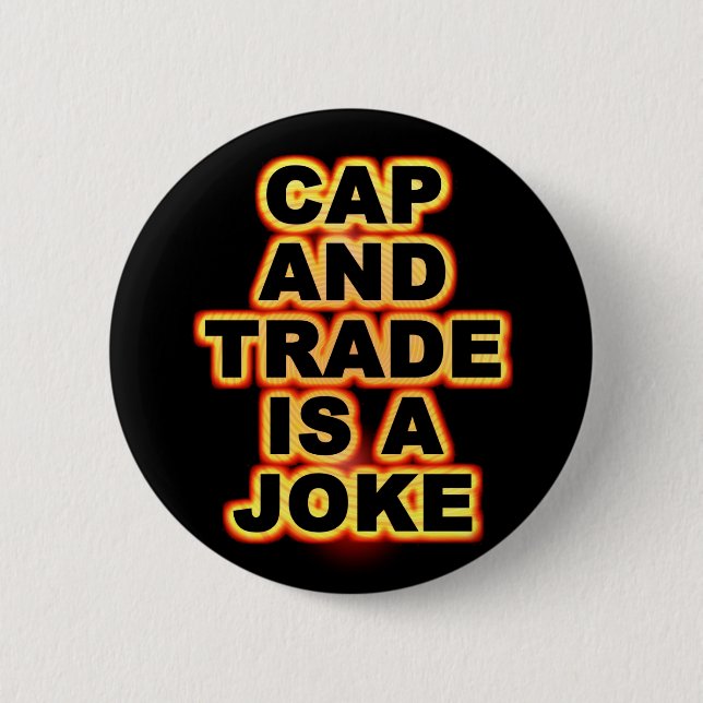Cap And Trade 6 Cm Round Badge (Front)