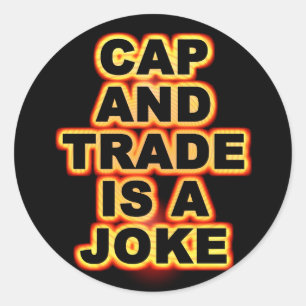 Cap And Trade Classic Round Sticker