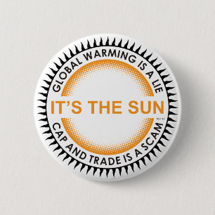 Cap And Trade Is A Scam 6 Cm Round Badge