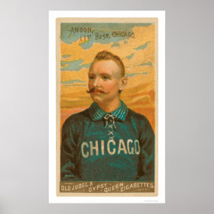 Cap Anson Baseball Card 1888 Poster
