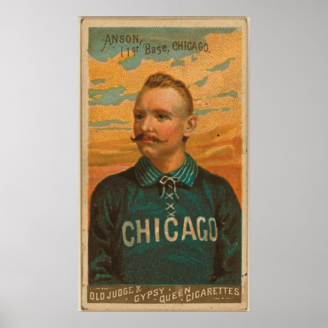 Cap Anson, Chicago White Stockings Poster (Front)