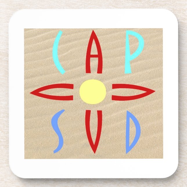 Cap au Sud Coaster (Front)