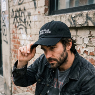 Cap Black | Crown Graphic Adjustable Hat