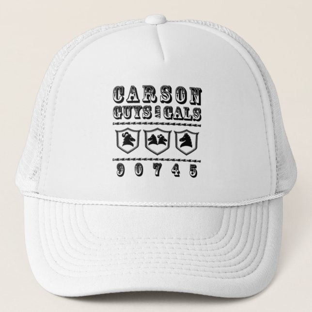 CAP CGAG  White 3 shield 90745 (Front)