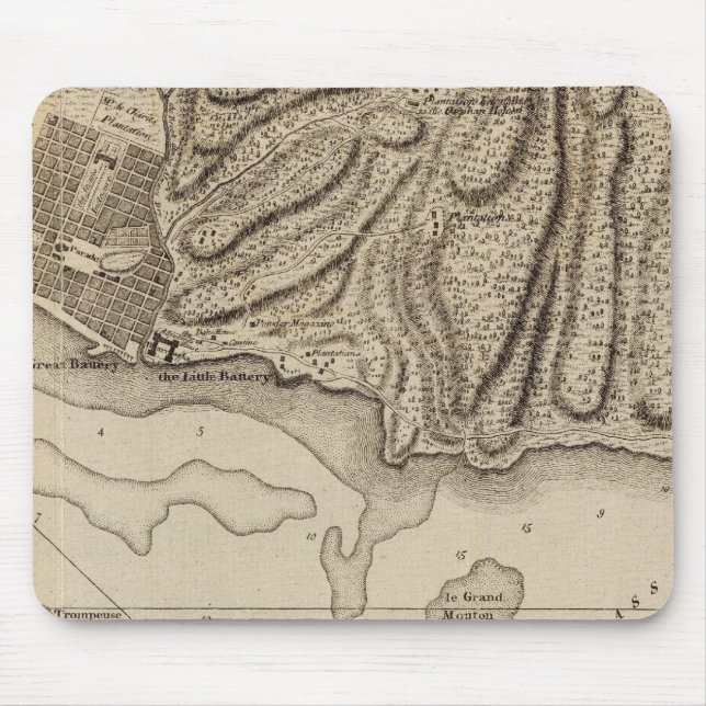 Cap Francois Mouse Mat (Front)