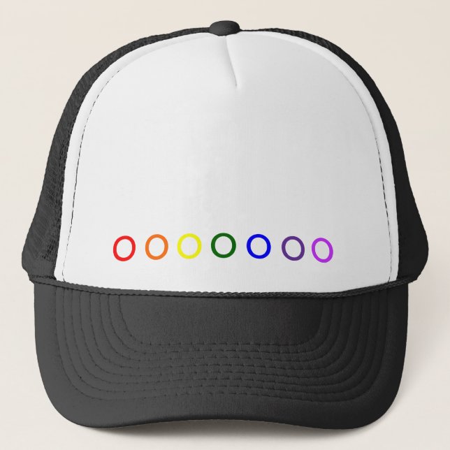 cap Gay Pride Rings (Front)