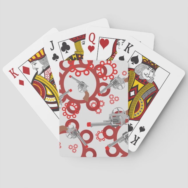 Cap Gun Playing Cards (Back)