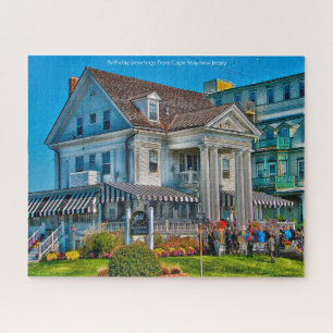 Cap May New Jersey.Christmas Greetings Jigsaw Puzz Puzzle