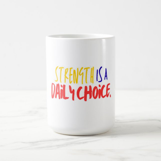 Cap – Modern Minimalist Inspirational Headwear Coffee Mug (Center)