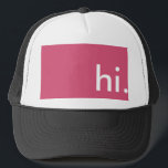 Cap that says hi<br><div class="desc">Message clearly. Sober design. Ideal for gift. SHE IS funny and with glad colors.</div>